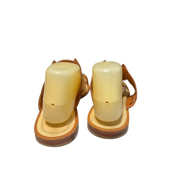 Free People Maui Slide Sandals In Natural With Tassel Accents & Toe Loop - Picture 13 of 14